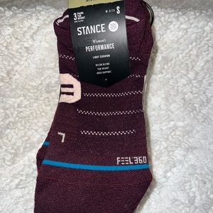 Stance 3 Pairs Tab Height Women’s Performance Sock’s